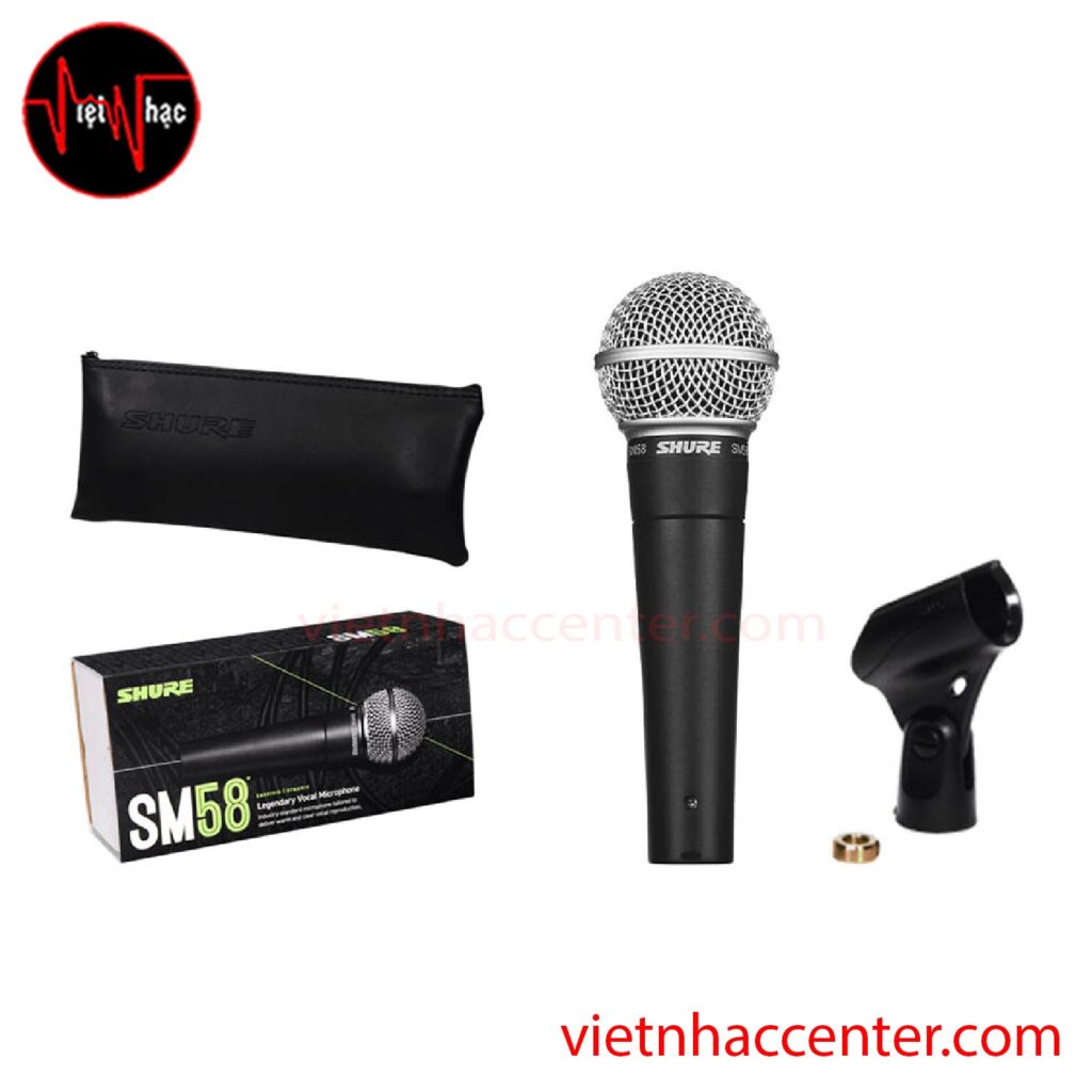 Micro Dynamic Shure SM58 LC Việt Nhạc Center