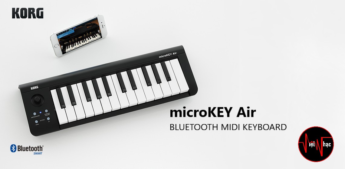 Keyboard Controller Korg microKEY2 Air-37 37-Phím Bluetooth