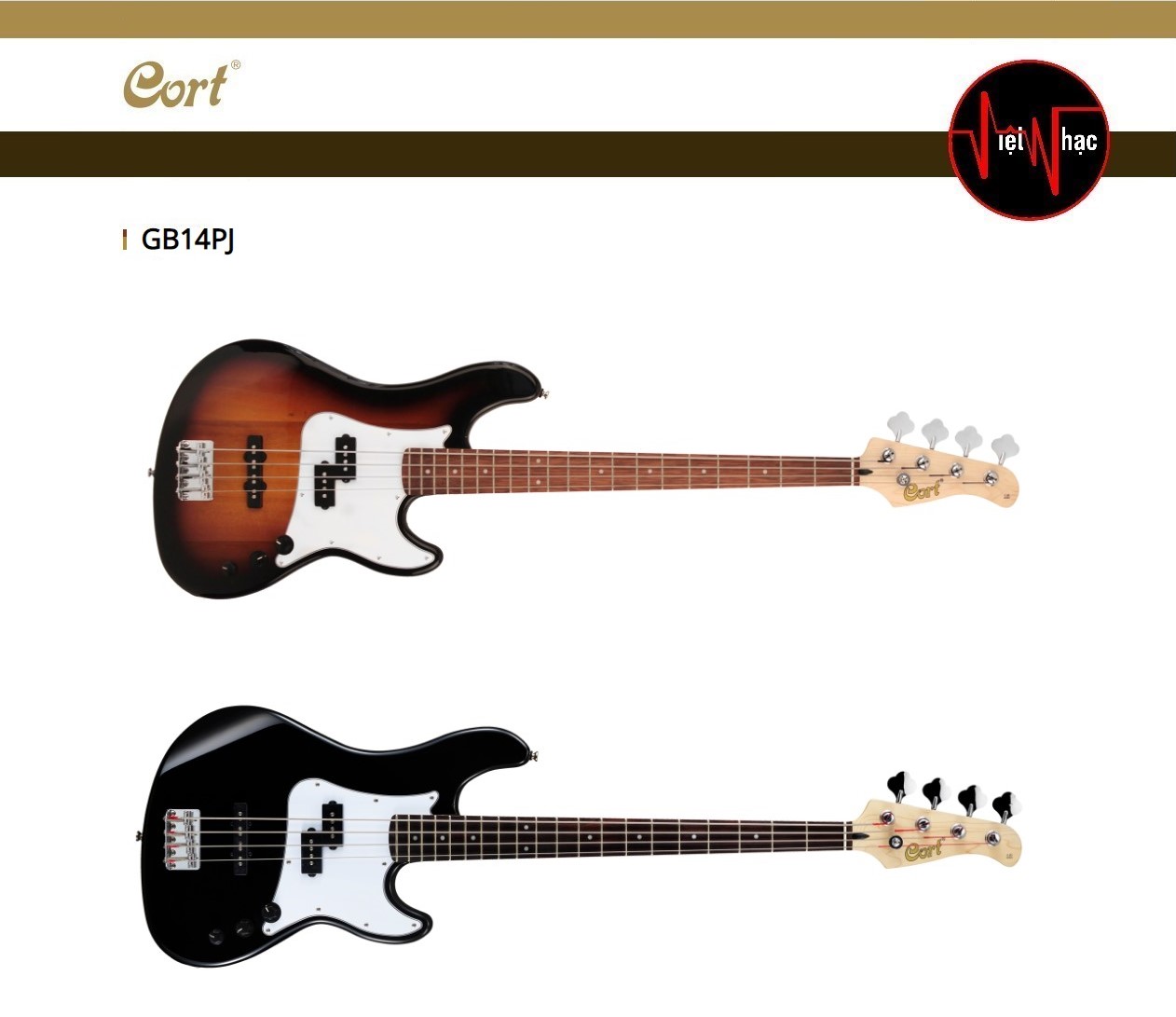 Guitar Bass Cort GB14PJ