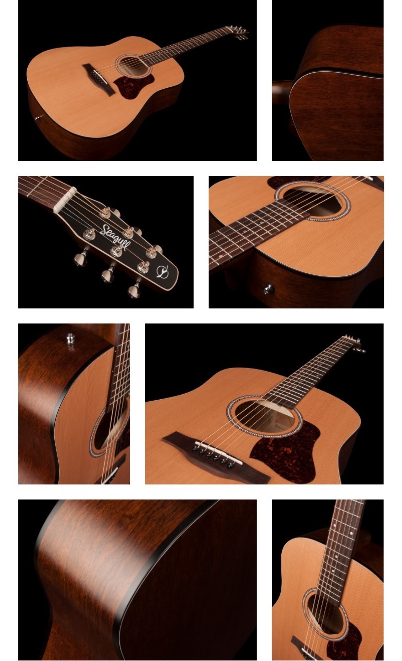 Acoustic Guitar Seagull S6 Original Slim