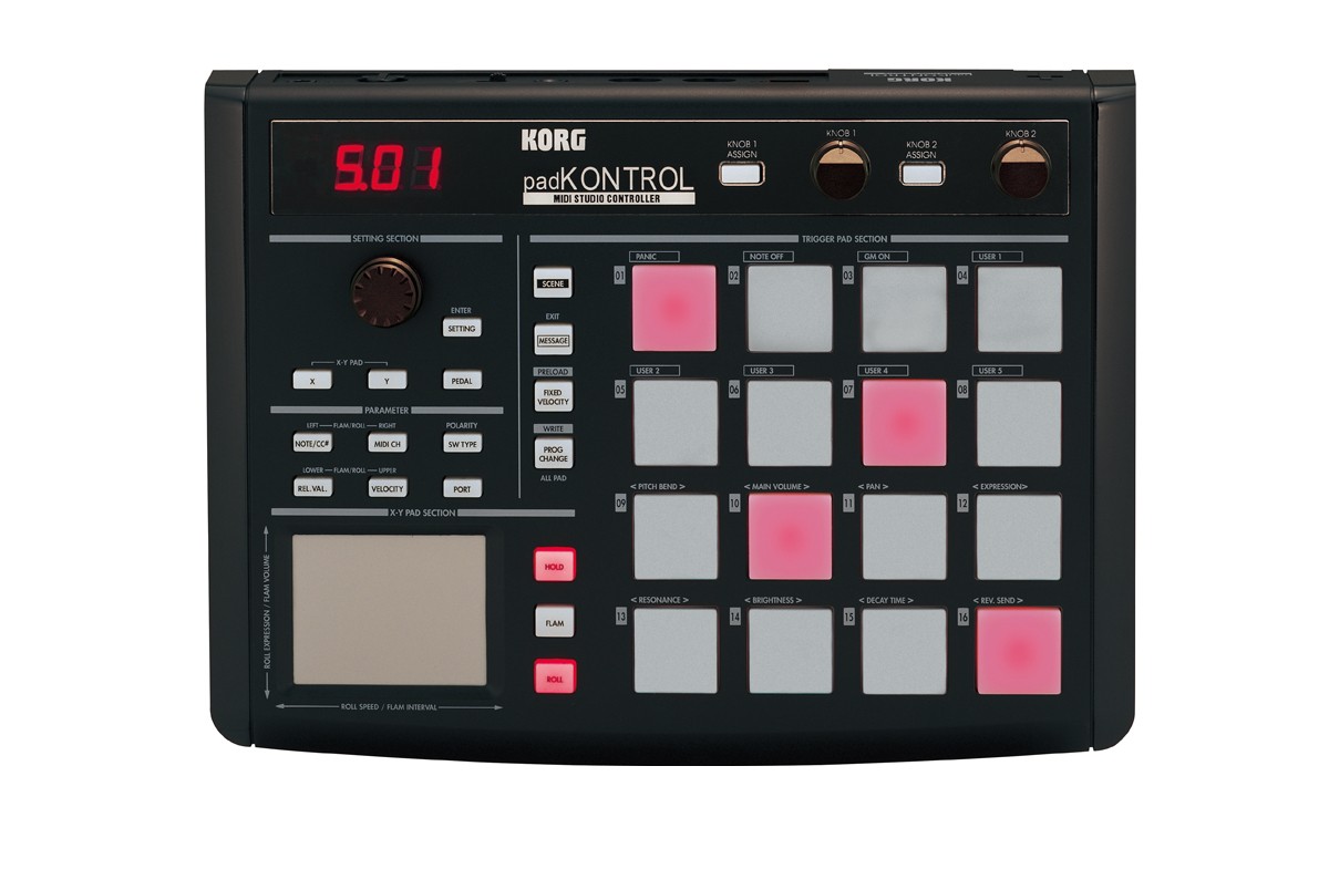 USB Midi Controller KORG padKONTROL