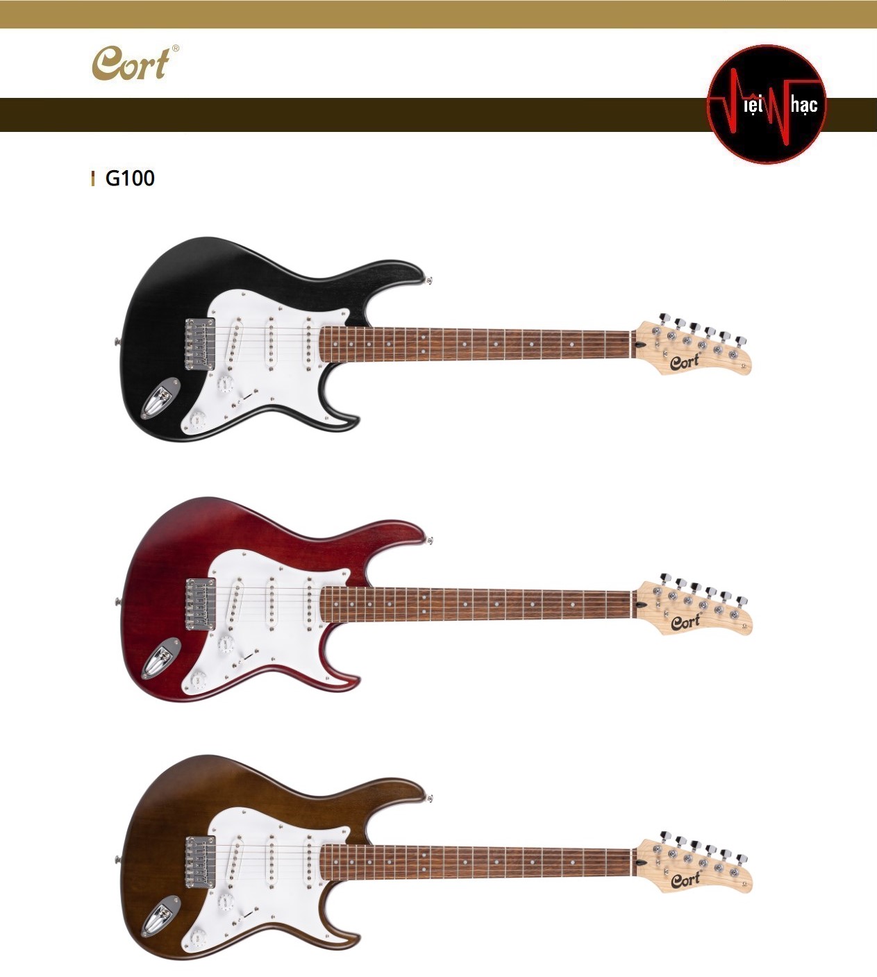 Guitar Điện Cort G100