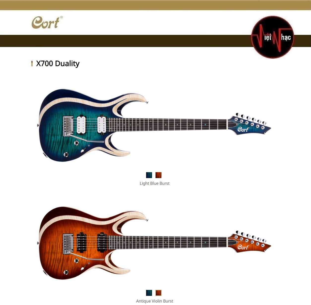 Guitar Điện Cort X700