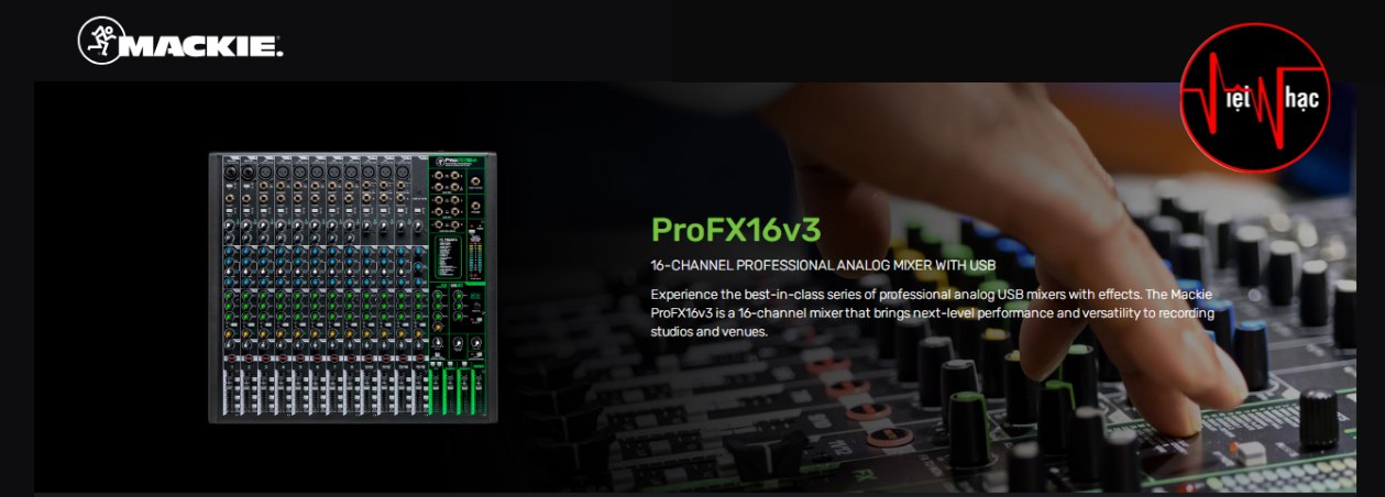 Mixer Mackie ProFX16 V3
