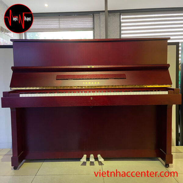 Piano Upright Yamaha W103 Satin Black Walnut (màu gỗ đỏ rượu vang)