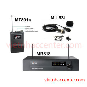 Micro cài MIPRO MR818/MT801A/MU 53L