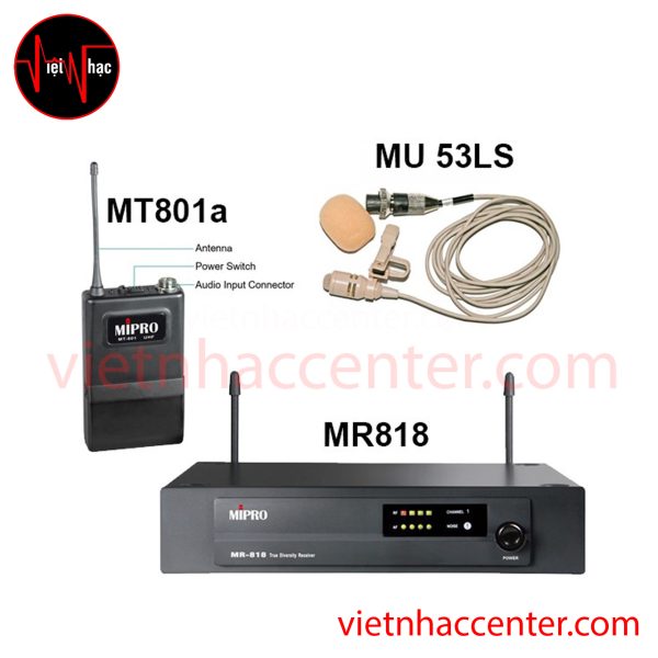 Micro Cài MIPRO MR818/MT801A/MU 53LS