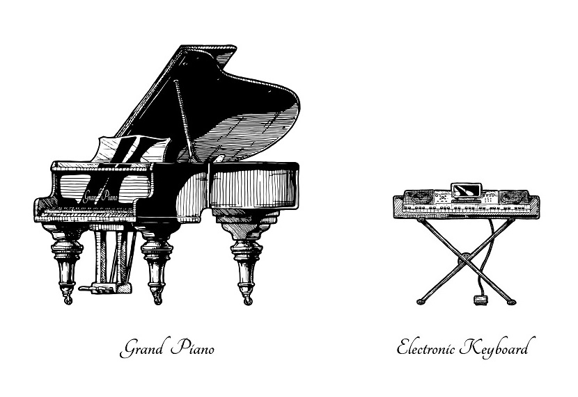 So sánh Piano và Organ