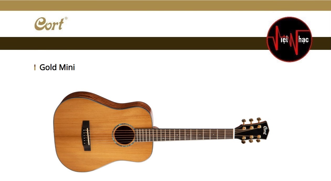 Guitar Acoustic Cort Gold Mini