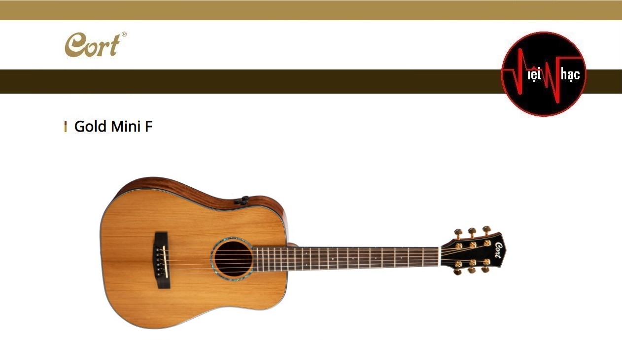 Guitar Acoustic Cort GOLD MINI F