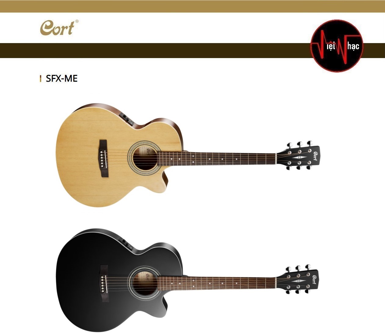 Guitar Acoustic Cort SFX ME