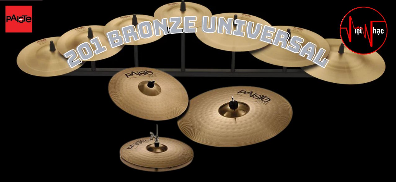 Cymbal Paiste 201 Bronze Universal Set 4 Pieces