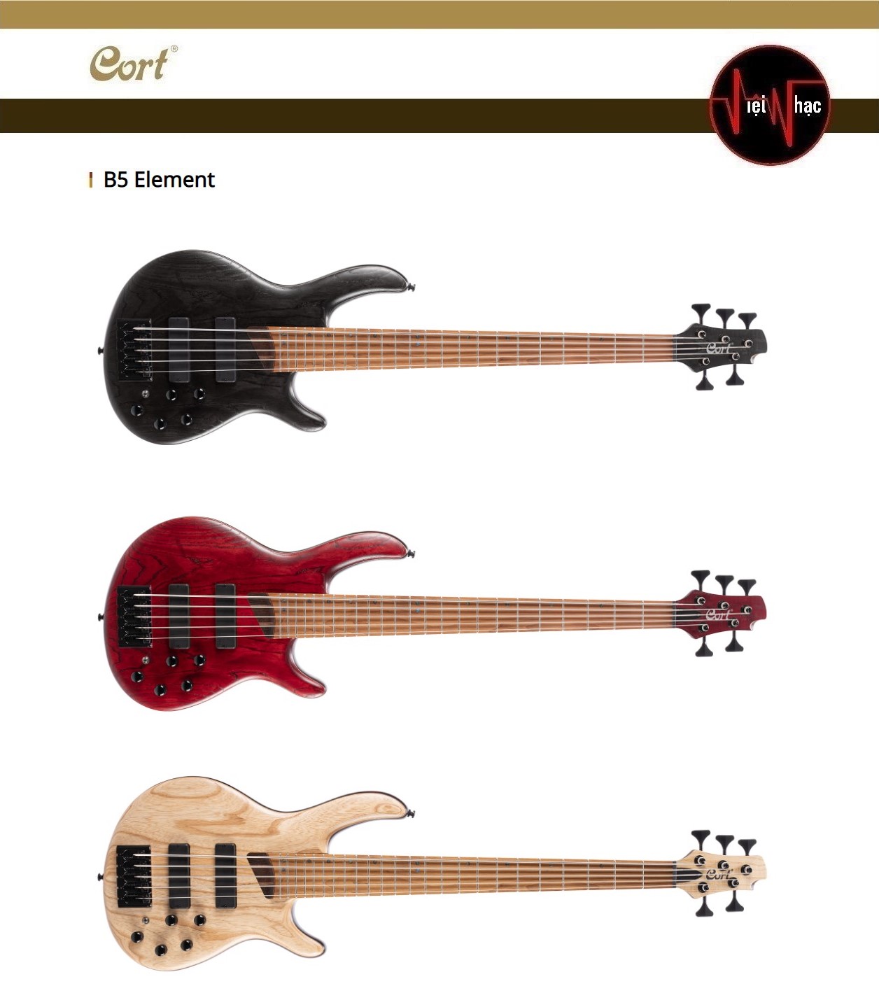 Guitar Bass Cort B5 Element