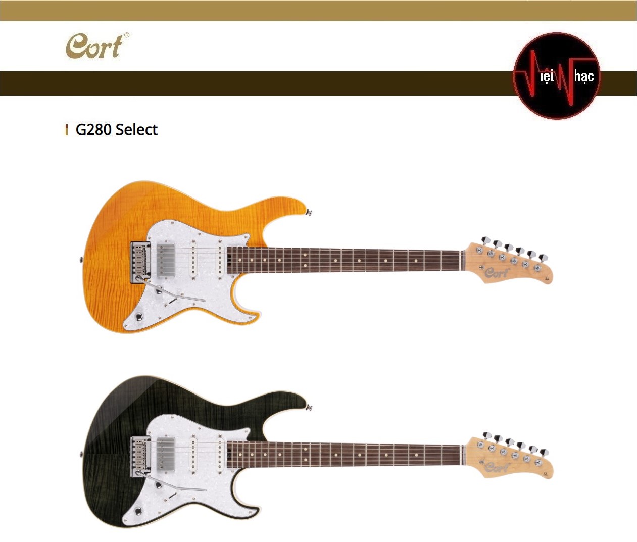 Guitar Điện Cort G280 Select