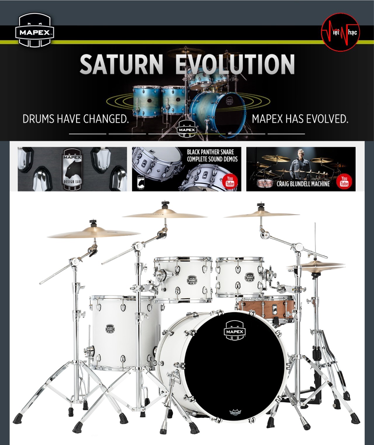 Trống Jazz Mapex Saturn SR529X RM