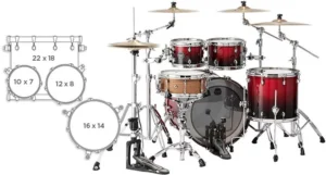 Trống Jazz Mapex Saturn SR529X RQ