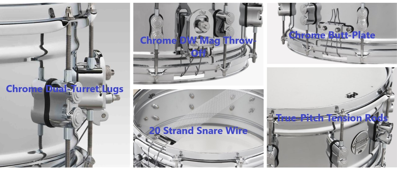 Trống Snare PDP PDSN6514SSCSC