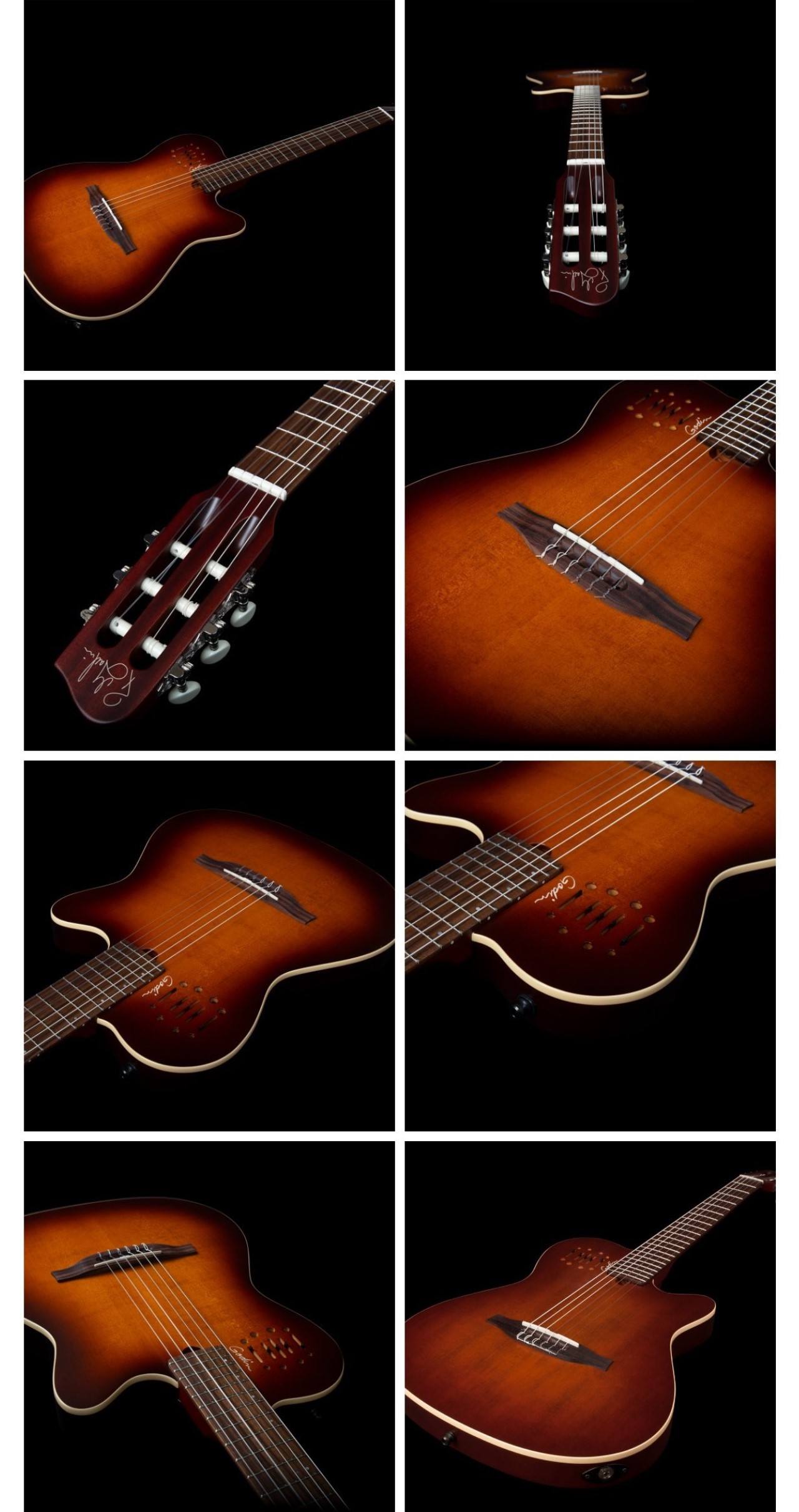 Guitar Nylon Godin Multiac Nylon Encore Burnt Umber SG