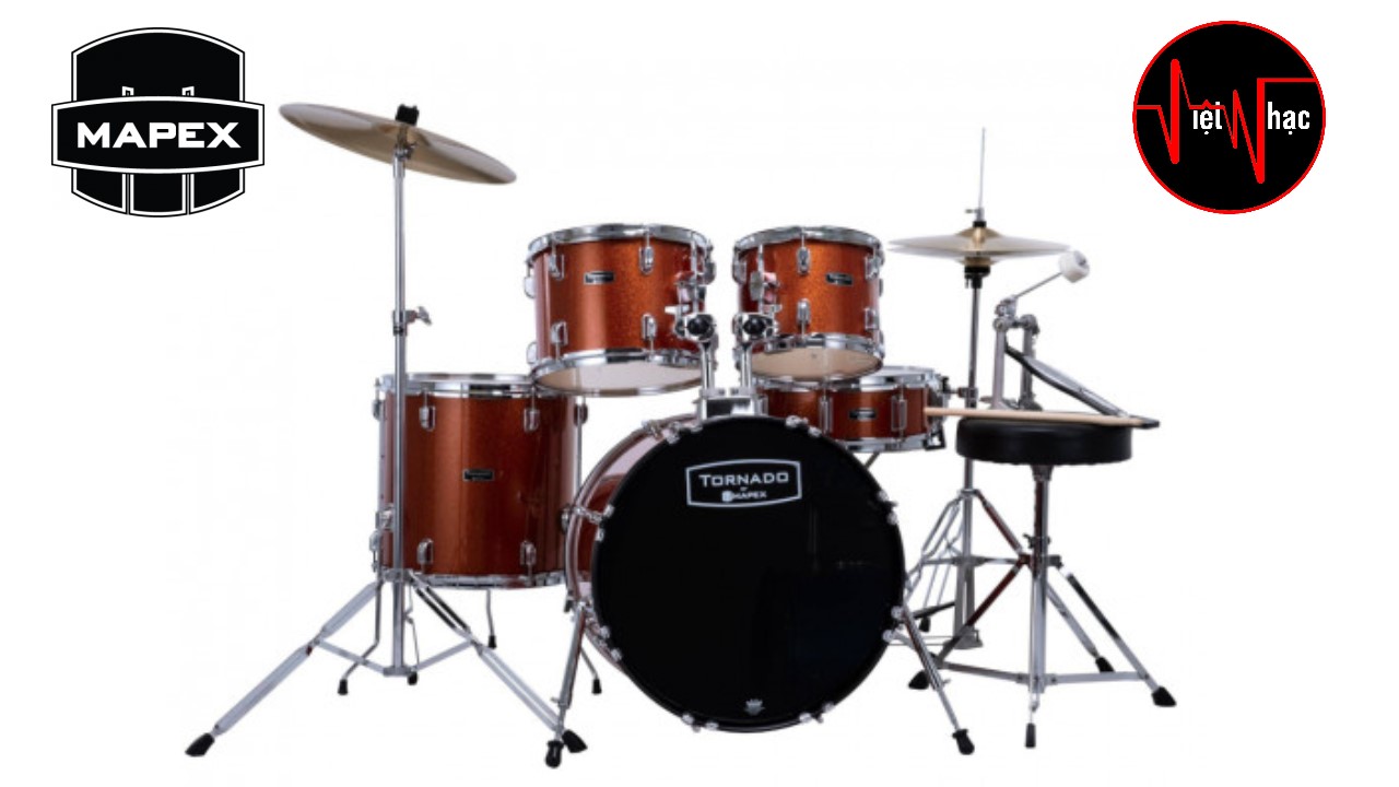 Trống Jazz Mapex Tornado TND5294 Orange Sparkle