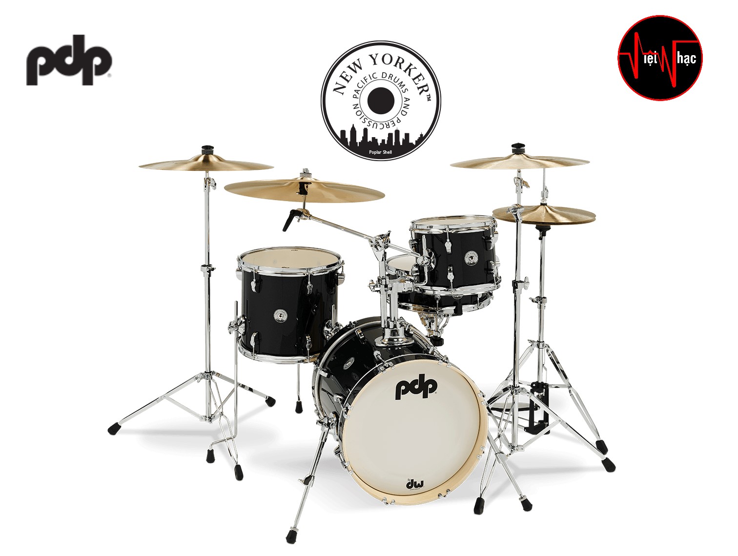 Trống Jazz PDP New Yorker PDNY1604 Black Onyx