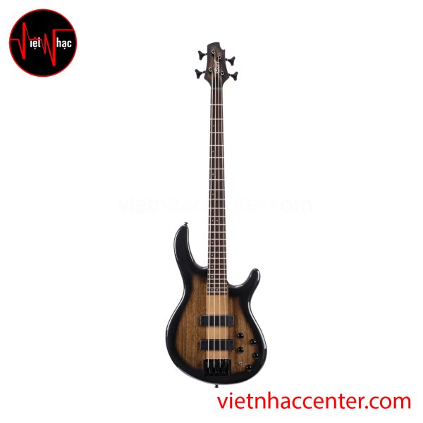 Guitar Bass Cort C4 Plus ZBMH Trans Black Burst