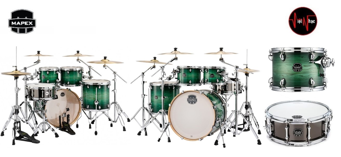 Trống Jazz Mapex Armory AR529SFG Emerald Burst