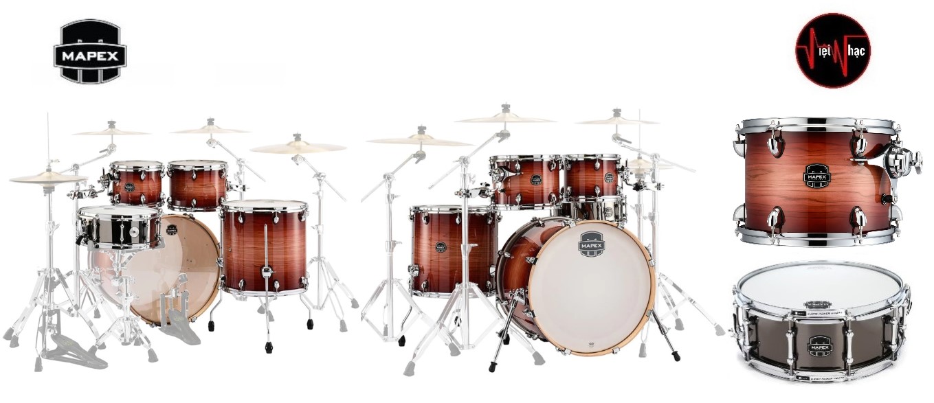 Trống Jazz Mapex Armory AR529SRA Redwood Burst