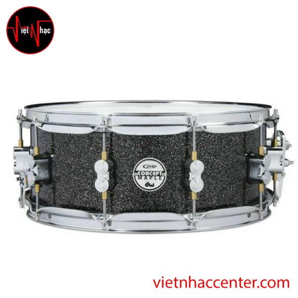 Trống Snare DW CONCEPT MAPLE BLACK PDCM5514SSBP