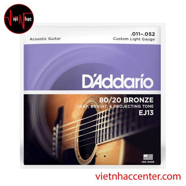 Dây Đàn Guitar Acoustic D’addario EJ12