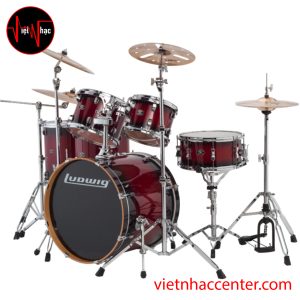 Trống Jazz Ludwig Element Evolution LCEE622XRF Red Burst (6 Trống)