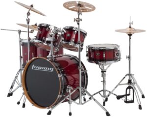 Trống Jazz Ludwig Element Evolution LCEE622XRF Red Burst (6 Trống)