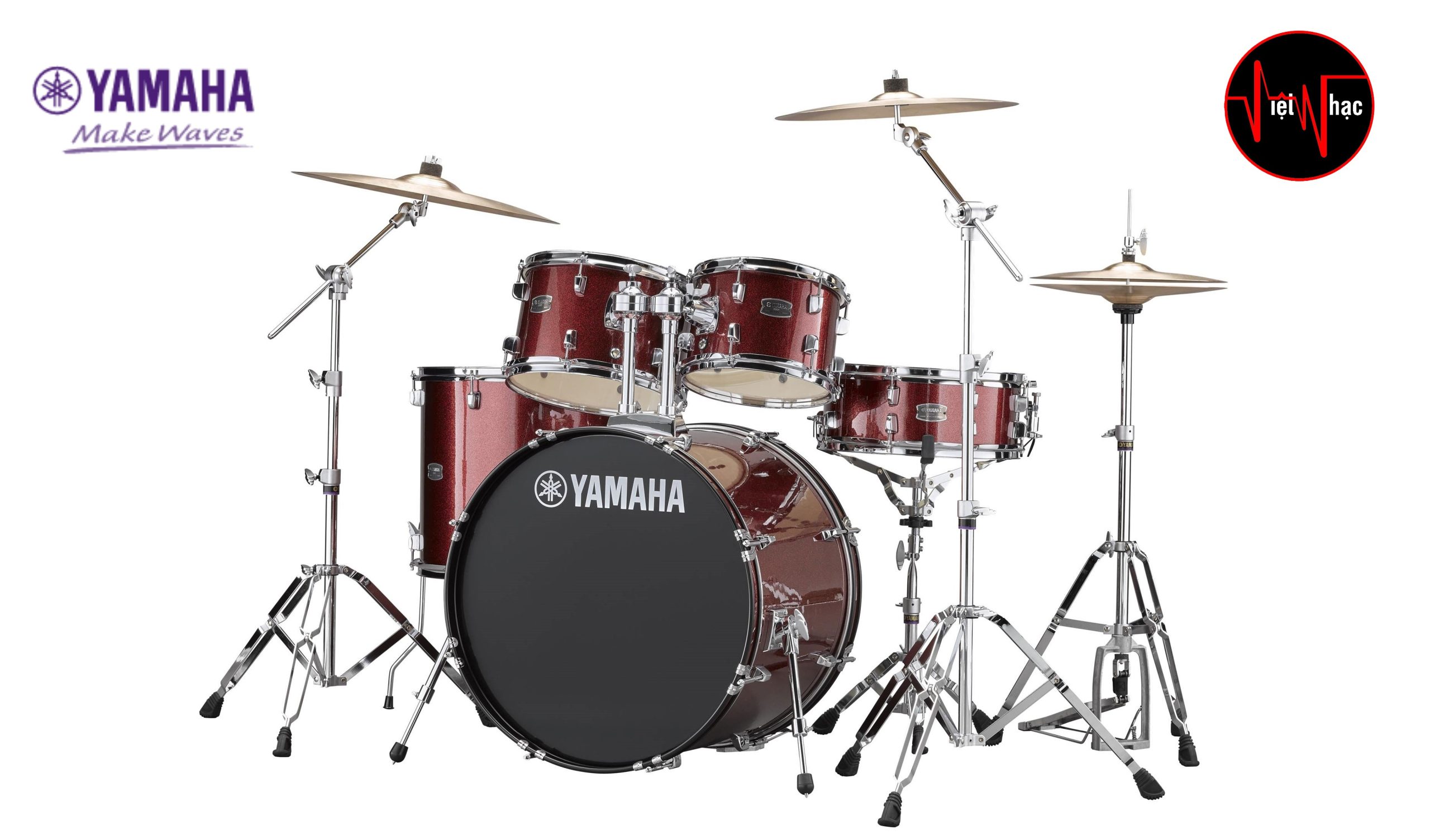 Trống Jazz Yamaha RYDEEN RDP2F5 Burgundy Glitter