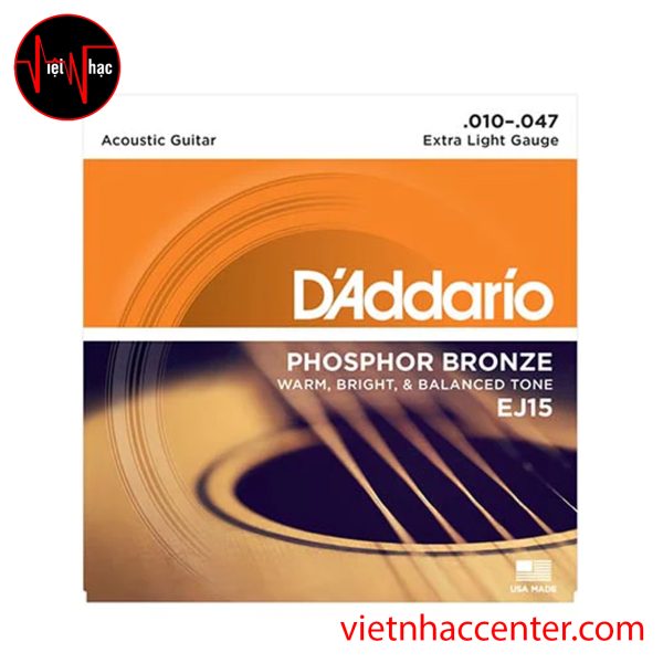 Dây Đàn Guitar Acoustic D’addario EJ15