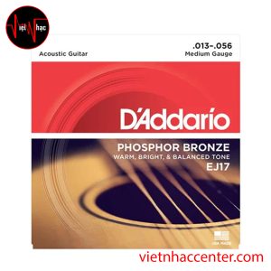 Dây Đàn Guitar Acoustic D’addario EJ17