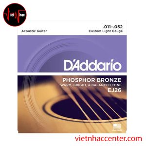Dây Đàn Guitar Acoustic D’addario EJ26