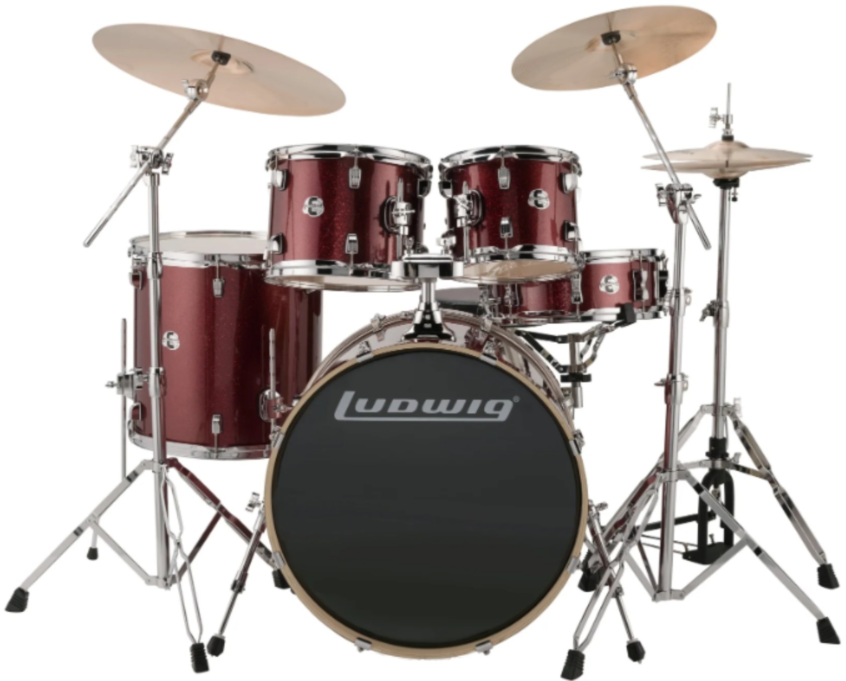 Trống Jazz Ludwig Element Evolution LCEE22025 Wine Red Sparkle