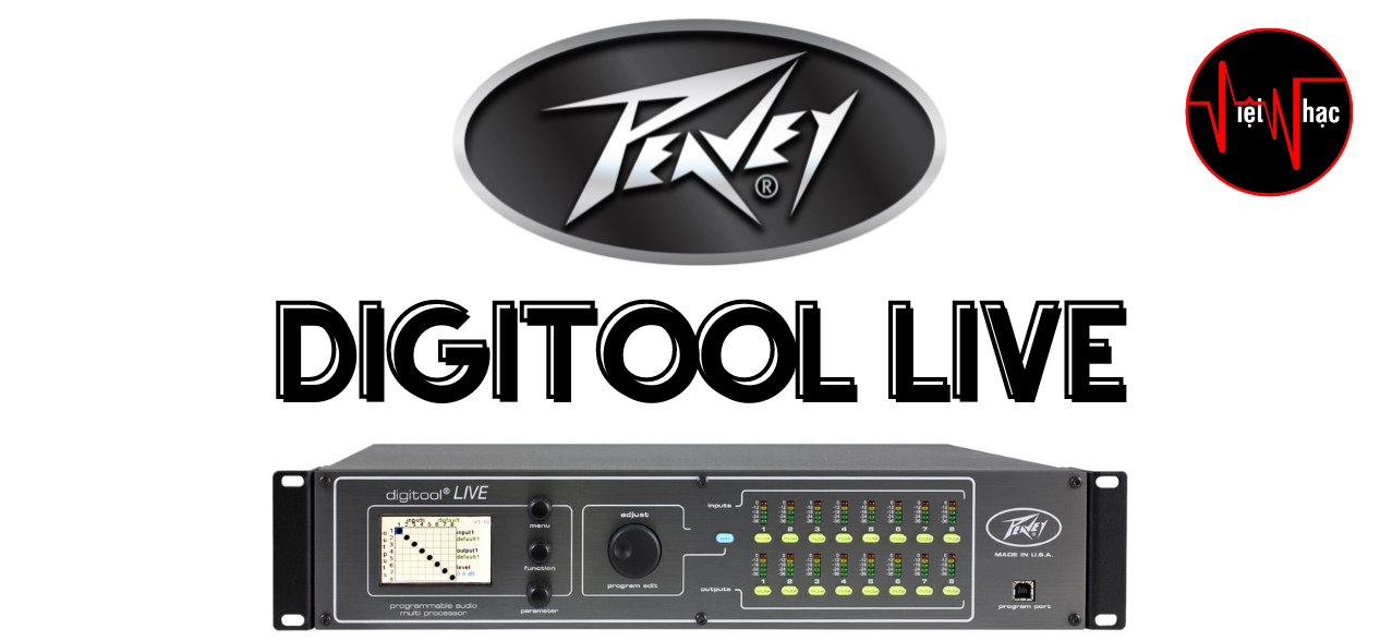 Bộ Xử Lý Âm Thanh Kỹ Thuật Số PEAVEY DIGITOOL LIVE