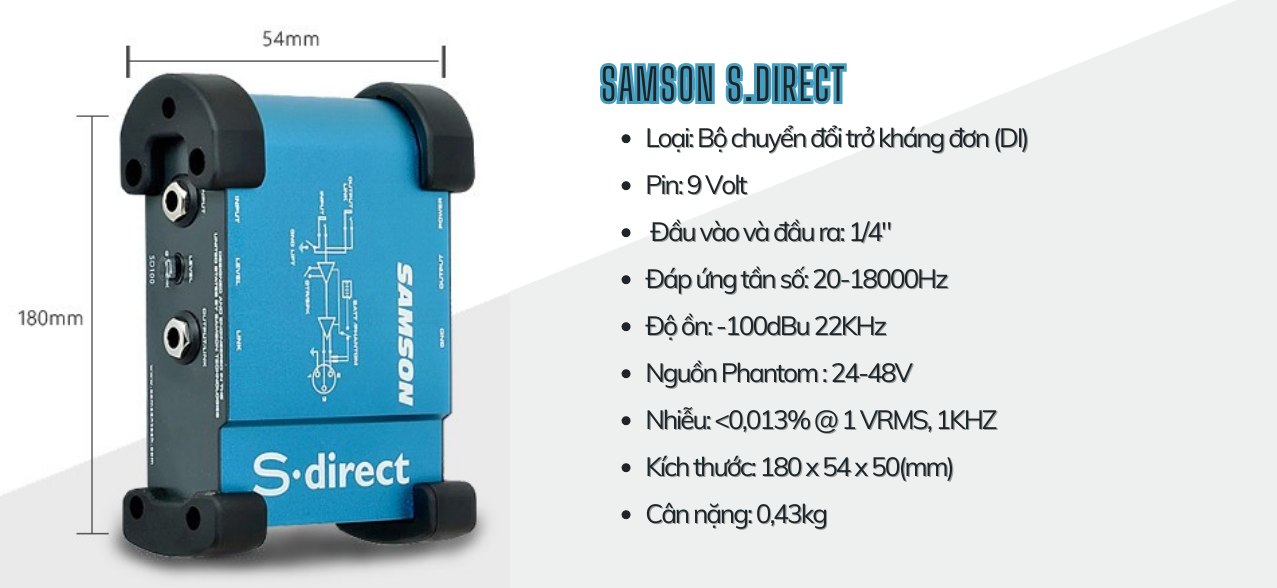 Samson S-Direct Mini Direct Box