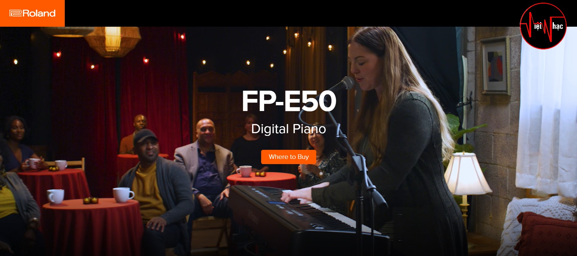 Piano Điện Roland FP-E50 kèm chân đàn và Pedal