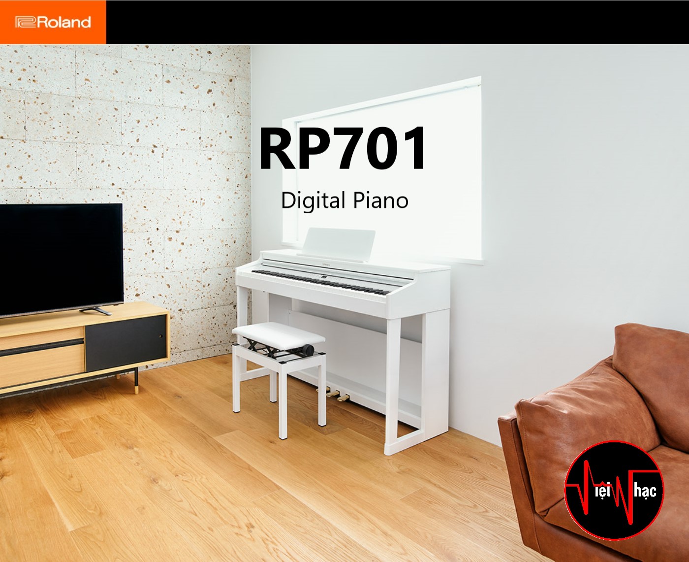 Piano Điện Roland RP701 WH