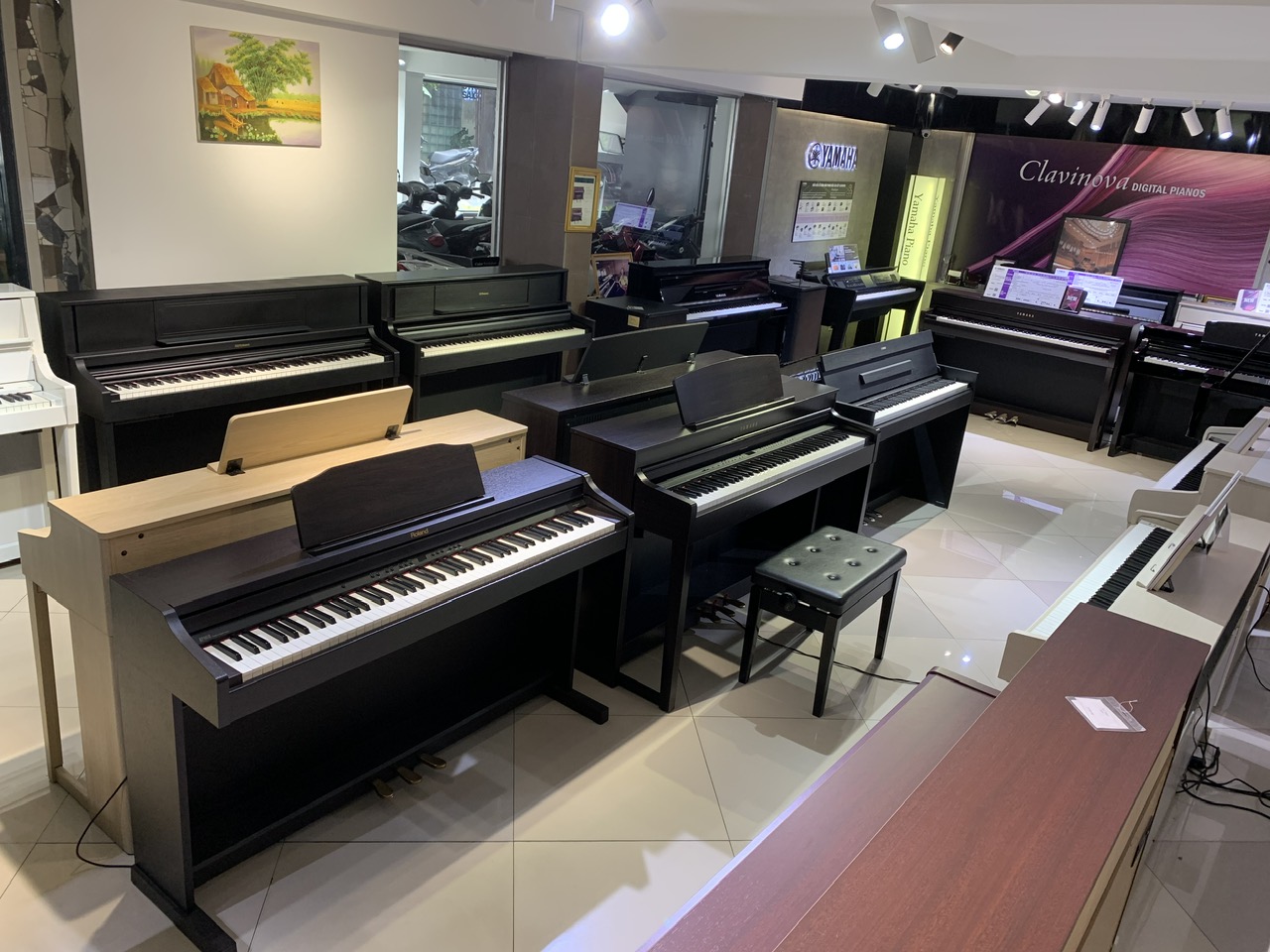 Piano Điện Roland RP701 WH