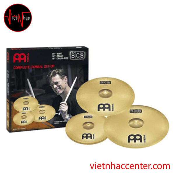 Cymbal Trống MEINL BCS141620 (14Hihat, 16Crash, 20Ride)