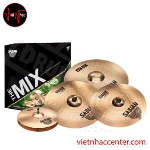 Cymbal Trống SABIAN The MIX BP5003 (14Hihat, 16Crash, 18Crash, 20Ride)