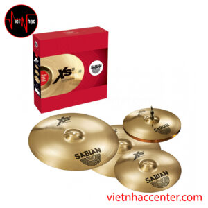 Cymbal Trống SABIAN XS20 XS5005BG(14Hihat, 16Crash, 20Ride+18Crash Free)