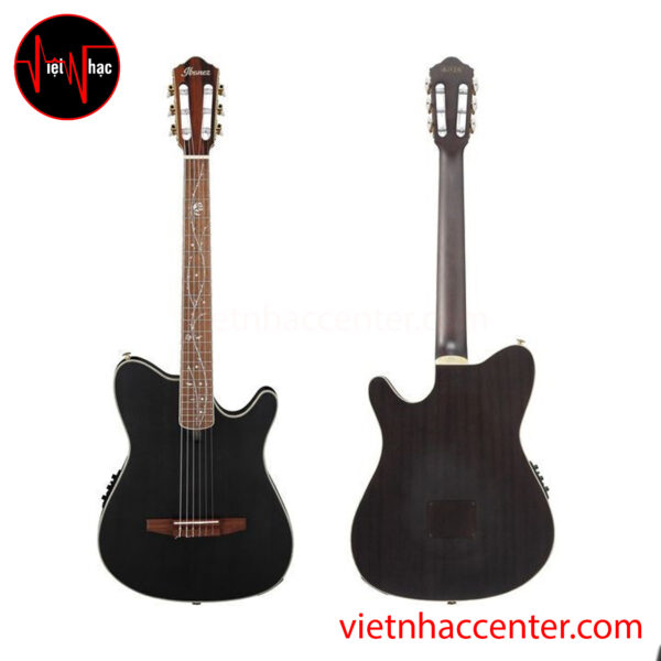 Guitar Điện Nylon Ibanez Signature Tim Henson TOD10N-TKF Transparent Black Flat