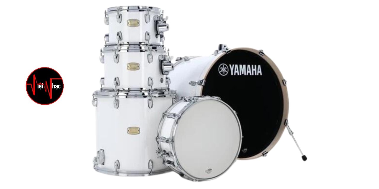 Trọn Bộ Trống Jazz Yamaha Stage Custom Birch Pure White