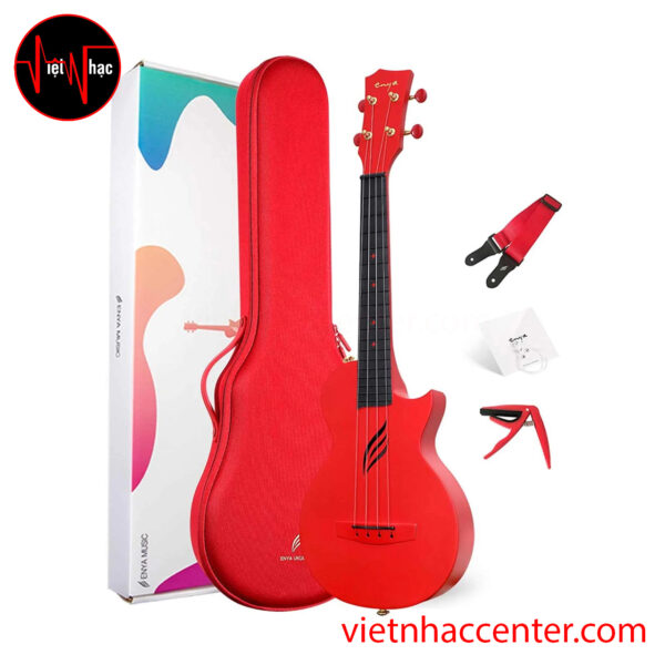 Ukulele 23 Enya Nova U Concert Red