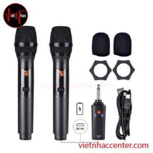 Bộ Đôi Micro Karaoke Không Dây K380S (tích pin sạc)