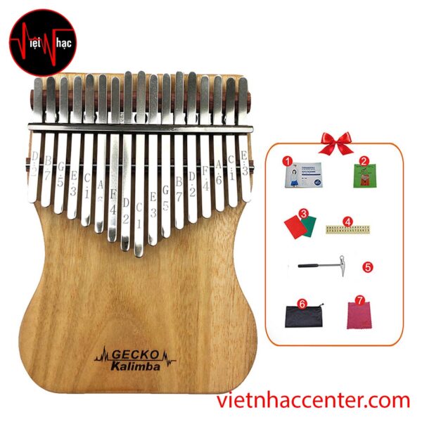 Đàn Kalimba Gecko 17 Phím K17CAP