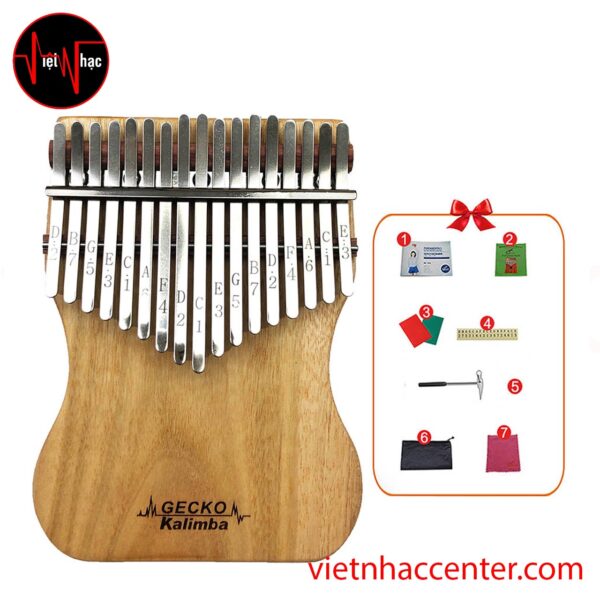 Đàn Kalimba Gecko 17 Phím K17CAP